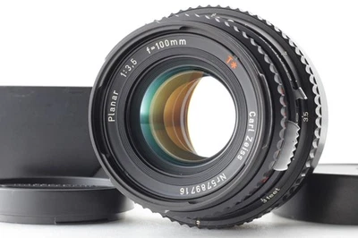 [N MINT Hood] Hasselblad Carl Zeiss Planar C T* 100mm f3.5 Lens Black From JAPAN - Image 1 of 4
