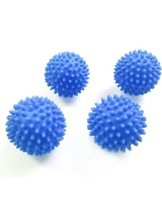 Kungfu Mall Dryer Balls, Tumble Dryer Dryerballs - Pack of 4, Blue - Picture 1 of 5