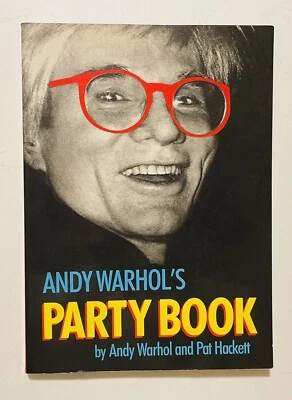 1988 ANDY WARHOL'S PARTY BOOK First Printing - Andy's Photos of CLUBS CELEBS Foto 1 de 4