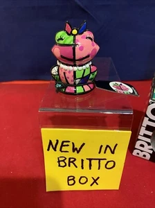 ROMERO BRITTO MINI PINK LADY FROG SECOND EDITION NEUWARE - Bild 1 von 6