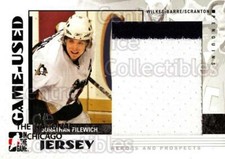 2007-08 ITG Heroes and Prospects Jersey National /1 #47 Jon Filewich