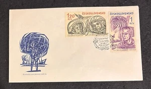 1964 MAN IN SPACE FDC Original Stamped Cover. Soviet Czechoslovakia . - Picture 1 of 1