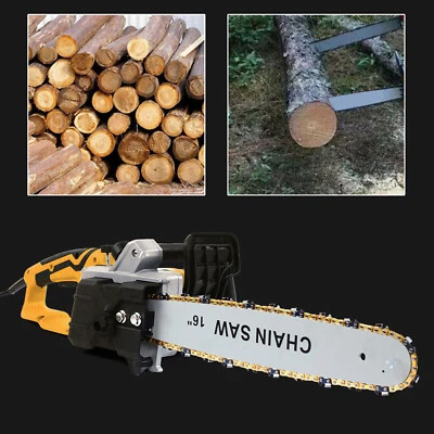 16 Inch Electric Chainsaw Chain Saw Electric Chainsaw Garden Wood Saw 35cm - Image 1 of 4