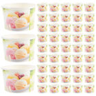 100 Disposable Cream Cups Dessert Bowls Paper Containers