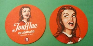 Toufflue Blanche de Blé Archibald Microbrasserie Quebec Canada Coaster/ Beer Mat - Picture 1 of 3
