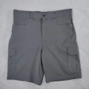 Orvis Shorts Mens 36 Charcoal Voyager Cargo Stretch Comfort Elastic Waistband - Picture 1 of 19