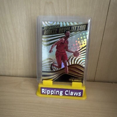 2021-22 Panini Rookie Revolution Fractal Evan Mobley Rookie #1 - Image 1 of 2