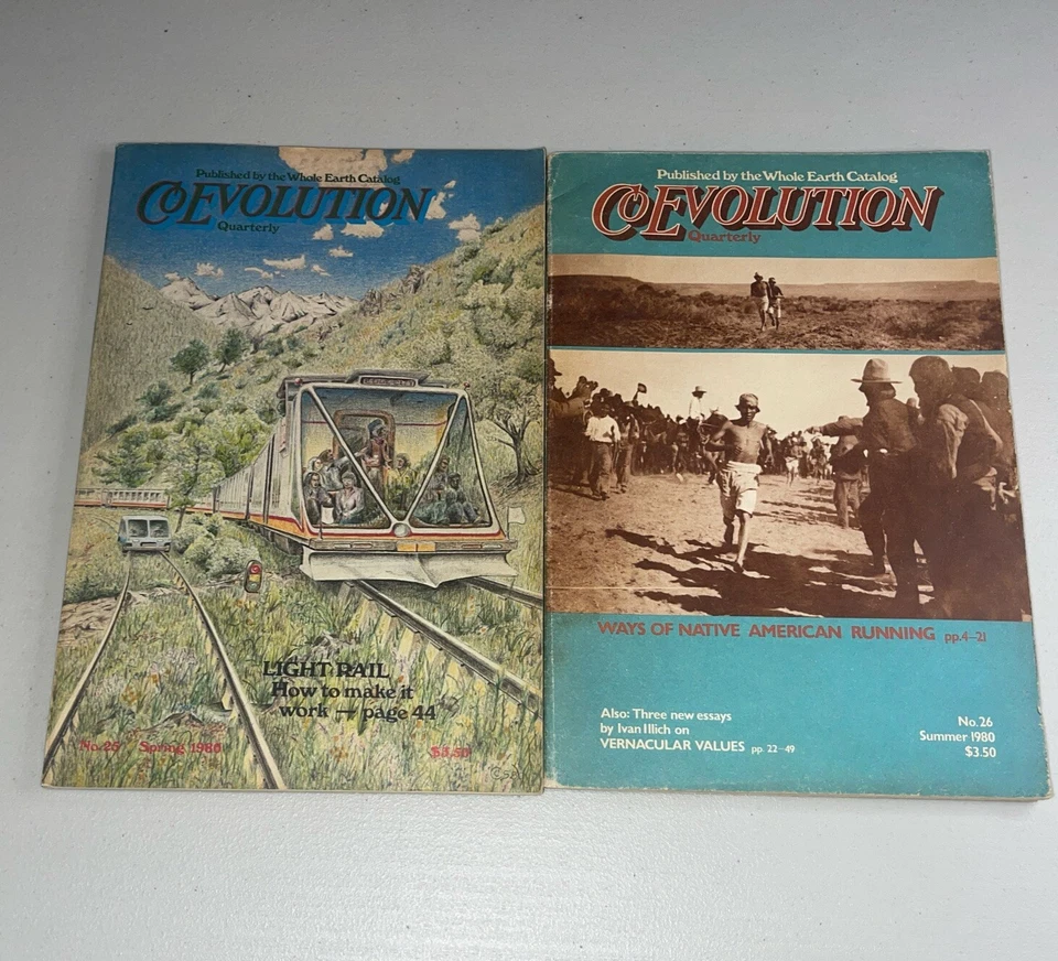 CoEvolution Quarterly Magazine Whole Earth Catalog Lot of 2 No. 25 & 26 1980 - Image 1 of 4