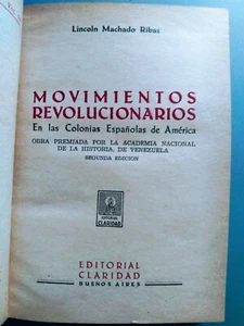 Lincoln Machado Ribas - Movimientos Revolucionarios - Buenos Aires - 1940 - Picture 1 of 6