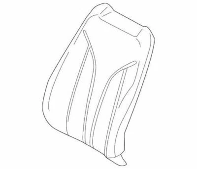 Conjunto de cubierta de asiento delantero original Ford Lincoln MKX 2017-2018 FA1Z-5864417-CR Foto 1 de 2