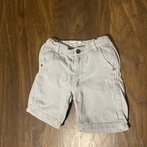 Zara Boys Baby Blue Chino Style Shorts Size 5 - Picture 1 of 6