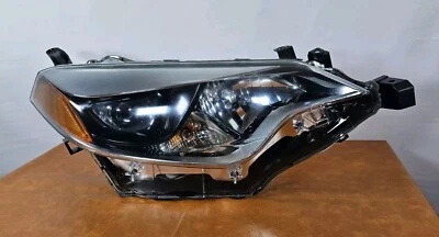 2014-2016 TOYOTA COROLLA ПРАВЫЙ ПАССАЖИР ГАЛОГЕННЫЕ СВЕТОДИОДНЫЕ ФАРЫ OEM Б/У #A - Изображение 1 из 4