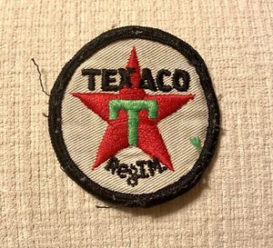 Vintage gestickter Texaco Tankstelle Mitarbeiter Patch Motoröl Werbung - Bild 1 von 3