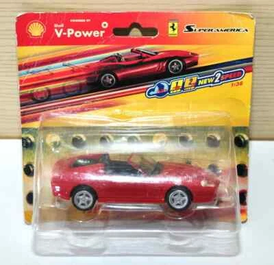 Hot Wheels Ferrari Super America Shell V-Power 2006 retrocarica scala 1:38 - Bild 1 von 4