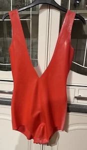 House Of Harlot Pink  Latex Rubber Pull On Body Suit For MEN 32 Chest - Picture 1 of 6