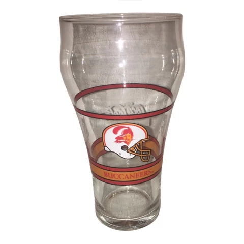 Vintage Tampa Bay Buccaneers NLF Football Helmet Team Coke Glass Cover