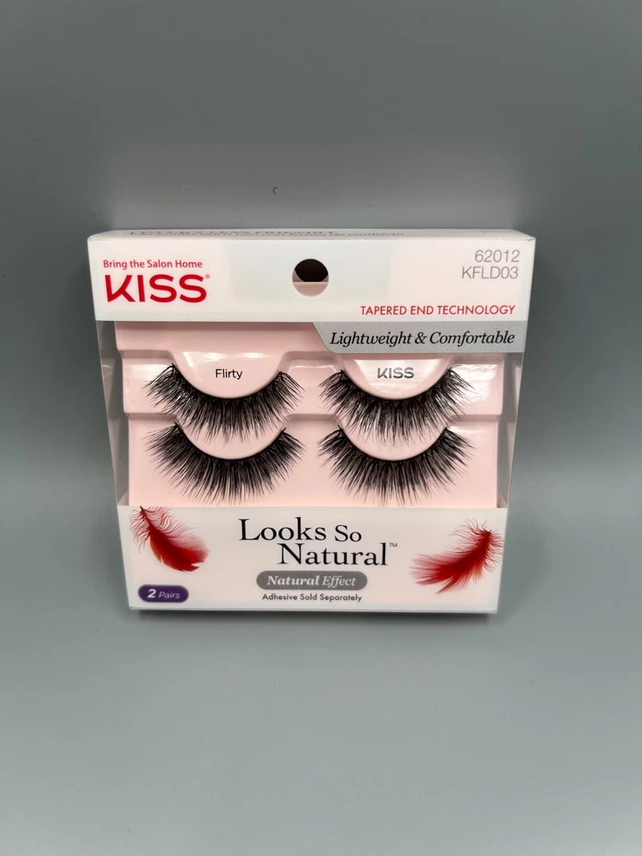 KISS Looks So Natural Eyelashes, Flirty NEW in box - Image 1 of 1