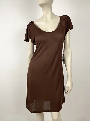 New! Young Fabulous & Broke Brown Modal Dress, Size L NEW $120 - Image 1 of 4