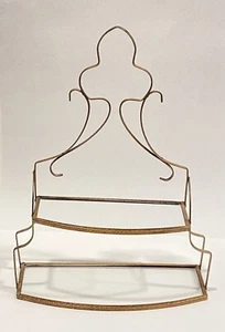 French Gold Gilt 2 Tier Perfume Shelf Stand - Picture 1 of 6
