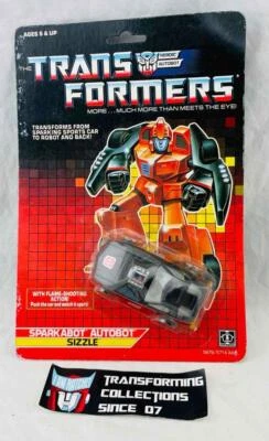 Transformers Original G1 1988 Sparkabot Sizzle MOSC Sealed - Image 1 of 2
