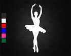 BALLERINA DANCE ART CRAFTS VINYL STICKER CAR/VAN/WALL/DOOR/LAPTOP/TABLET/WINDOW