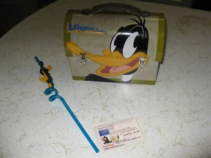 DAFFY DUCK LUNCHBOX, SWIRL STRAWS AND DRIVER LICENCE FOR COLLECTION - Picture 1 of 9