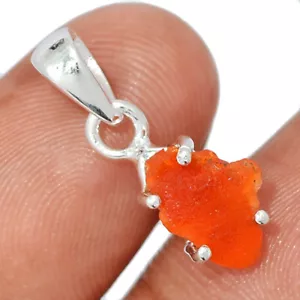 Joyería colgante de plata de ley 925 en bruto de ópalo mexicano natural CP53848 - Imagen 1 de 1