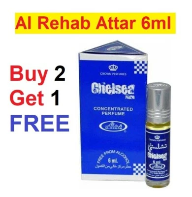 AL REHAB Chelsea 6 ML Attar / Ittar Parfum Longue Durée