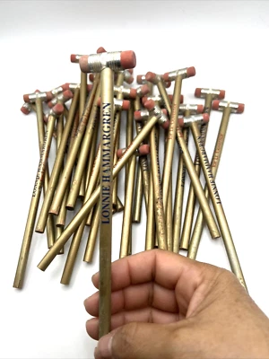 VINTAGE DOUGLE HEADED NO. 2 PENCIL LONNIE HAMMARGREN PRESIDENTIAL CAMPAIGN VOTE - Image 1 of 4