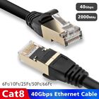 Câble Ethernet Cat 8 SFTP RJ45 cordon de jeu rapide pour PS5/PS4, Xbox, modem, routeur