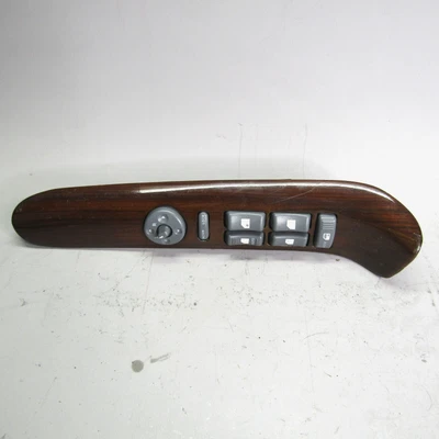 GMC Yukon Denali 1999-2000 Interruptor de ventana de puerta escalada 1996 1997 grano de madera Foto 1 de 4