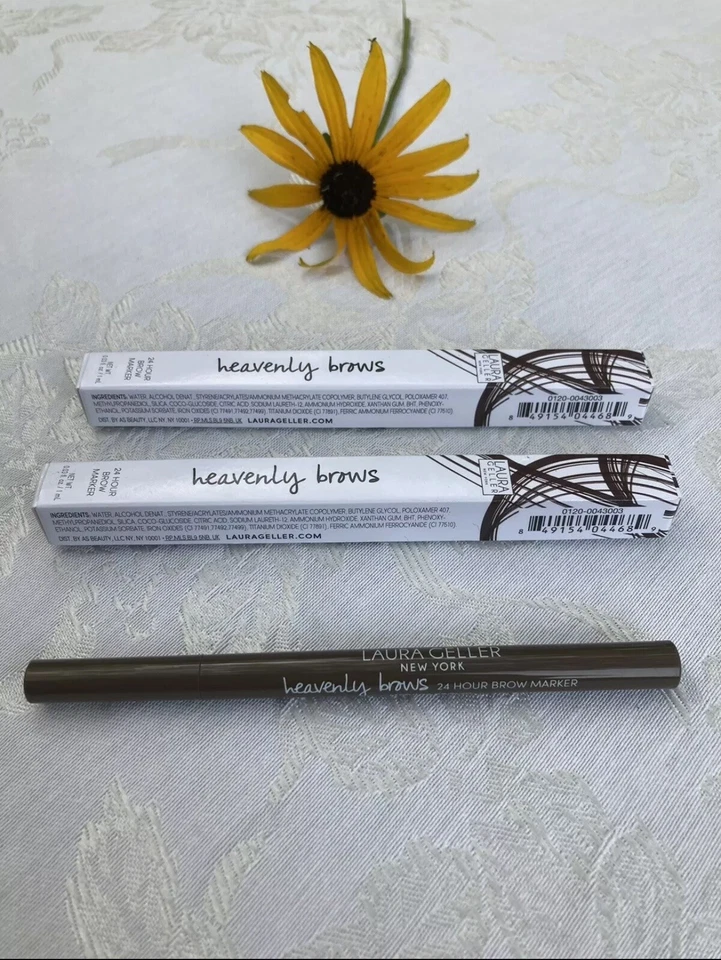 LOT OF 2- Laura Geller Heavenly Brows 24 Hour Brow Marker MEDIUM BROWN -NIB - Image 1 of 2