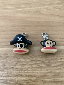 Kidrobot x Paul Frank Julius The Monkey Zipper Pulls Lot of 2 - Picture 1 of 4