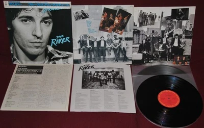 BRUCE SPRINGSTEEN THE RIVER - CBS SONY 40AP 1960-1 1980  2LP JAPAN OBI NM 1A ED. - Image 1 of 2