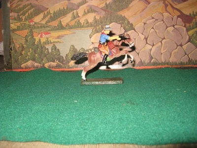 Elastolin Wild West Vaquero Montado 1 Foto 1 de 4