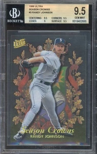 1996 Fleer Ultra Season Crowns Randy Johnson #3 BGS 9.5 - Picture 1 of 2