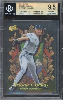 1996 Fleer Ultra Season Crowns Randy Johnson #3 BGS 9.5 - Image 1 of 2