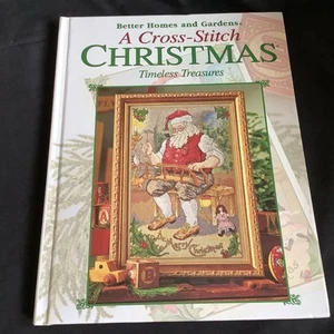 A Cross-Stitch Christmas - Timeless Treasures (2000 HC) - LIKE NEW!! - Picture 1 of 10