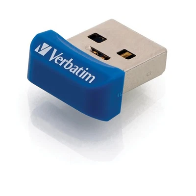 32GB USB Flash 3.0 NANO Store´N´Stay BLUE Verbatim P-BLIST, 98710 32 GB USB 3.0 - Image 1 of 4
