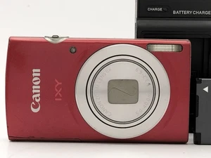 Canon IXY 200 PowerShot ELPH 185 Red 20.0MP 8x Compact Digital Camera from Japan - Picture 1 of 15