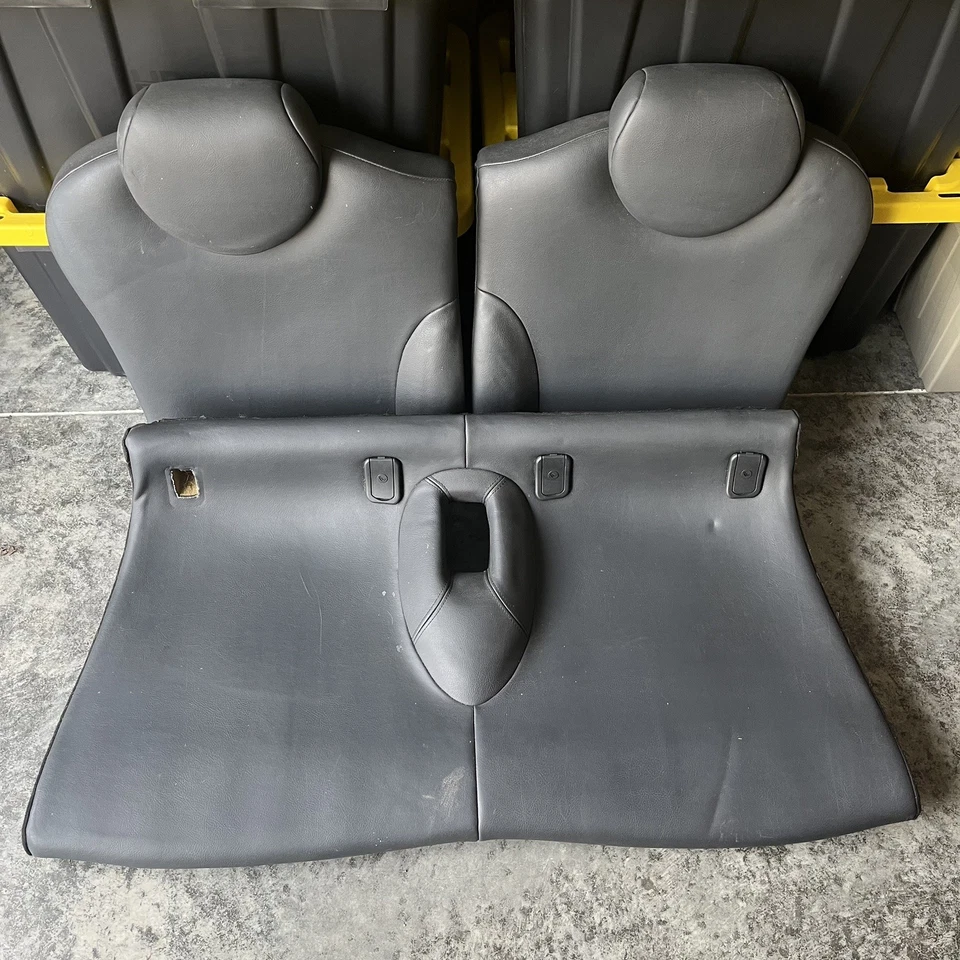 Mini Cooper 2002-2006 techo rígido solo conjunto de asiento trasero cuero negro OEM Foto 1 de 4