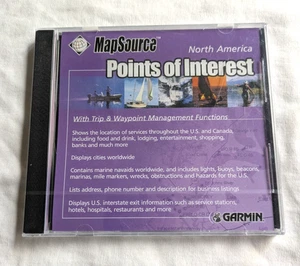 Garmin MapSource North America Points Of Interest 4.01 New/Sealed - Picture 1 of 2