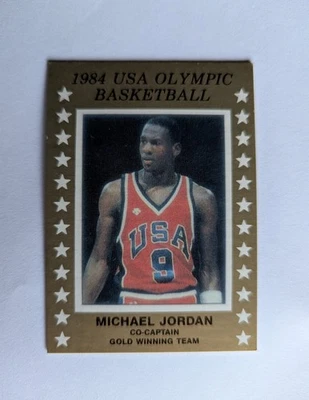 Basquete olímpico 1984 EUA - Michael Jordan (EX) - Imagem 1 de 2