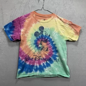 Disney Mickey Mouse Tie Dye Shirt Kid Size Medium Disney Parks T-shirt - Picture 1 of 10