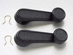 Suzuki Jimny SJ413 SJ410 Samurai Sierra JA51 1300 window crank handle black pair - Picture 1 of 1