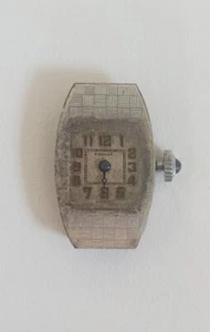 Vintage Parker Swiss 7 Jewel Watch Ace Watch Co. Silver Tone Movement AS IS - Picture 1 of 6