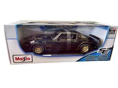 2024 Maisto Edición Especial 1/18 Diecast Bandit Pontiac Firebird Trans Am Negro Foto 1 de 3