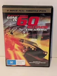 Gone In 60 Seconds + The Junkman - DVD - Original - Full Throttle Pack Double - Picture 1 of 1