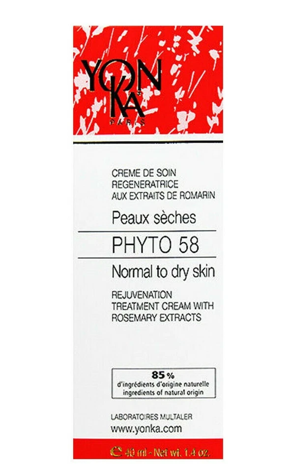 Yonka Phyto 58 PS Cream Normal Dry Sensitive Skin 1.4oz / 40ml  - Image 1 of 1