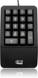 Adesso AKB-618UB EasyTouch - Numeric keypad - USB - Black - Picture 1 of 4